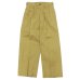 画像1: blurhms ROOTSTOCK（ブラームスルーツストック）52 Wide Chino Pants（52 ワイドチノパンツ）/ Kahki（カーキ）【裾上げ無料】 (1)