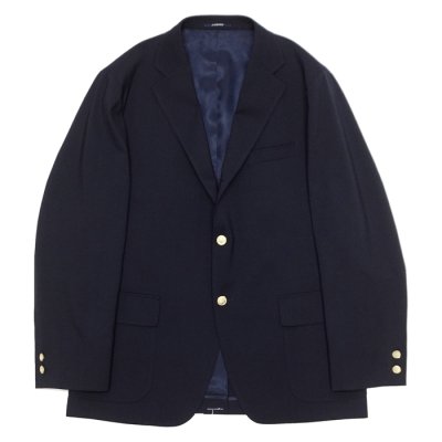 画像1: J.PRESS（J.プレス）3B BAGGY FIT BLAZER（3B バギーフィットブレザー）"T/W STRETCH TROPICAL" / Navy（ネイビー）