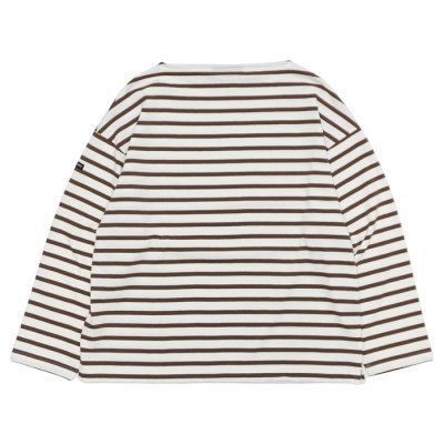 画像2: SAINT JAMES（セントジェームス）MORLAIX LOOSE（モーレ ルーズ）”Women" / ECUME×CAFE（ミルキーホワイト×ブラウン）