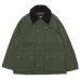 画像1: Barbour（バブァー） BEDALE " Over Size"（ビデイル・オーバーサイズ）"PEACH SKIN" / Sage（セージ） (1)