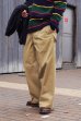 画像8: blurhms ROOTSTOCK（ブラームスルーツストック）52 Wide Chino Pants（52 ワイドチノパンツ）/ Kahki（カーキ）【裾上げ無料】 (8)