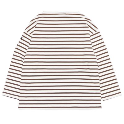 画像2: SAINT JAMES（セントジェームス）MORLAIX LOOSE（モーレ ルーズ）”Men" / ECUME×CAFE（ミルキーホワイト×ブラウン）