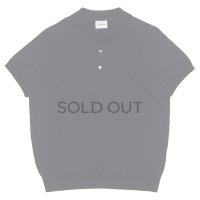 Yonetomi NEW BASIC（ヨネトミニューベーシック）SILK KNIT POLO（シルクニットポロシャツ）/ Navy（ネイビー）