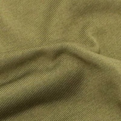 画像6: Yonetomi NEW BASIC（ヨネトミニューベーシック）SILK KNIT POLO（シルクニットポロシャツ）/ Olive（オリーブ）