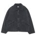 画像1: alvana（アルヴァナ）Black Twill  Detroit Zip Jacket （ブラックツイルデトロイトジップジャケット）/ Black（ブラック） (1)