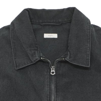 画像4: alvana（アルヴァナ）Black Twill  Detroit Zip Jacket （ブラックツイルデトロイトジップジャケット）/ Black（ブラック）
