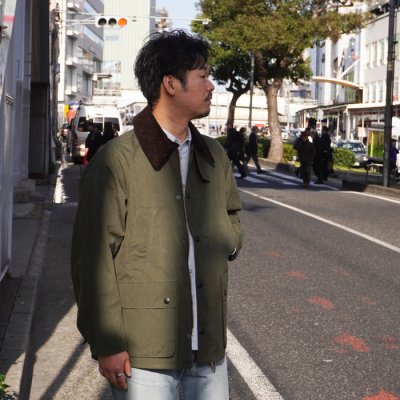 画像9: Barbour（バブァー） BEDALE " Over Size"（ビデイル・オーバーサイズ）"PEACH SKIN" / Black（ブラック）