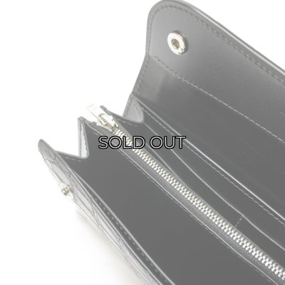 画像5: WILD SWANS（ワイルドスワンズ）WAVE（ウェイブ）ロングウォレット/ブラック"クロコダイル"×ブラック"サドルプルアップ"