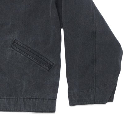 画像6: alvana（アルヴァナ）Black Twill  Detroit Zip Jacket （ブラックツイルデトロイトジップジャケット）/ Black（ブラック）