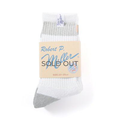 画像1: Robert P.Miller（ロバートPミラー）3P Crew length socks（3ピース クルーレングスソックス）"Women"