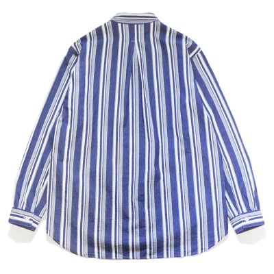 画像2: *A VONTADE（アボンタージ）Gardener Apron Shirts（ガーデナーエプロンシャツ）"Organic Cotton" / Navy Multi Stripe（ネイビーマルチストライプ）