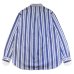 画像2: *A VONTADE（アボンタージ）Gardener Apron Shirts（ガーデナーエプロンシャツ）"Organic Cotton" / Navy Multi Stripe（ネイビーマルチストライプ） (2)