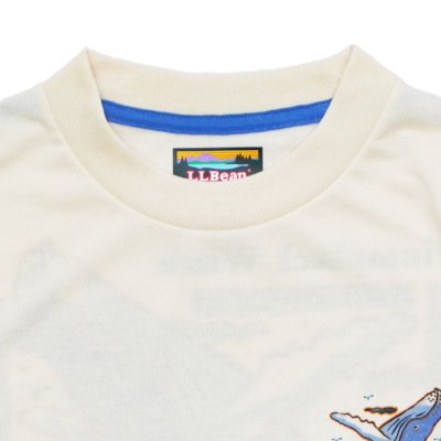 画像5: L.L.Bean Japan Edition（エルエルビーン ジャパンエディション）Dover Foxcroft Short-Sleeve Tee（ドーバーフォックロフトショーロスリーブT）/ #92 White（ホワイト）”Humpback Whale"