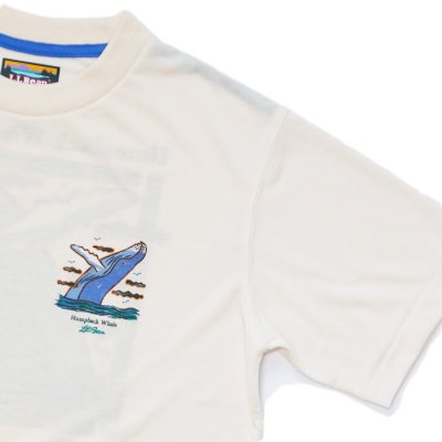 画像6: L.L.Bean Japan Edition（エルエルビーン ジャパンエディション）Dover Foxcroft Short-Sleeve Tee（ドーバーフォックロフトショーロスリーブT）/ #92 White（ホワイト）”Humpback Whale"