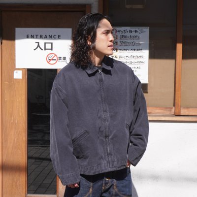 画像8: alvana（アルヴァナ）Black Twill  Detroit Zip Jacket （ブラックツイルデトロイトジップジャケット）/ Old Black（オールドブラック）