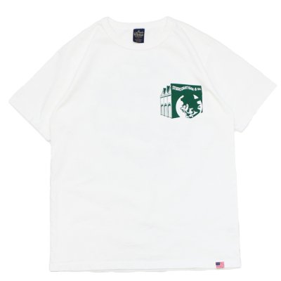 画像2: STUDIO D'ARTISAN（ステュディオ・ダ・ルチザン）USAコットンプリントＴシャツ / White（ホワイト）・Navy（ネイビー）