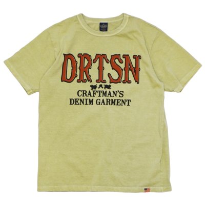 画像2: STUDIO D'ARTISAN（ステュディオ・ダ・ルチザン）USAコットンプリントＴシャツ / Green（グリーン）・Black（ブラック）