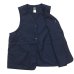 画像3: Post O'Alls（ポストオーバーオールズ）DEE Vest 2（ディー・ベスト 2）"Crinkle Nylon Taffeta" / Navy（ネイビー） (3)