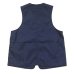 画像2: Post O'Alls（ポストオーバーオールズ）DEE Vest 2（ディー・ベスト 2）"Crinkle Nylon Taffeta" / Navy（ネイビー） (2)