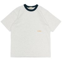L.L.Bean Japan Edition（エルエルビーン ジャパンエディション）Morrill Short-Sleeve Ringer Tee（モリールショートスリーブTシャツ） / Oatmeal（オートミール）・Navy（ネイビー）