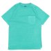 画像1: Good On（グッドオン）Short Sleeve Heavy Raglan Pocket Tee（ショートスリーブヘビーラグランポケットTシャツ）"Pigment Dye" / Mint（ミント） (1)