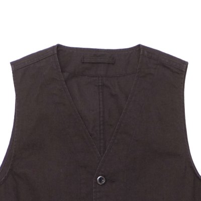画像4: *A VONTADE（アボンタージ）Utility Vest（ユーティリティベスト）"Cotton Hemp Duck" / INK（インク）