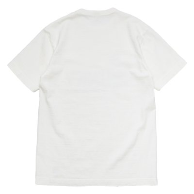 画像3: BARNS OUTFITTERS (バーンズアウトフィッターズ) "STANDARD" TSURI-AMI Crew Print T-Shirt (吊り編みクループリントTシャツ) / White（ホワイト）・Grey (グレー)