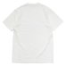 画像3: BARNS OUTFITTERS (バーンズアウトフィッターズ) "STANDARD" TSURI-AMI Crew Print T-Shirt (吊り編みクループリントTシャツ) / White（ホワイト）・Grey (グレー) (3)