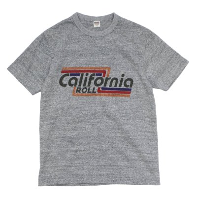 画像4: BARNS OUTFITTERS (バーンズアウトフィッターズ) "STANDARD" TSURI-AMI Crew Print T-Shirt (吊り編みクループリントTシャツ) / White（ホワイト）・Grey (グレー)