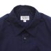 画像3: SERO（セロ）Regular Colar Shirt （レギュラーカラーシャツ）"COTTON LAWN" / Navy（ブルー） (3)