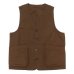 画像1: *A VONTADE（アボンタージ）Utility Vest（ユーティリティベスト）"Cotton Hemp Duck" / Brown（ブラウン） (1)
