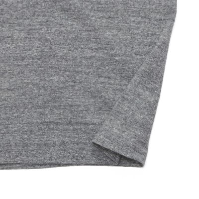 画像8: BARNS OUTFITTERS (バーンズアウトフィッターズ) "STANDARD" TSURI-AMI Crew Print T-Shirt (吊り編みクループリントTシャツ) / White（ホワイト）・Grey (グレー)