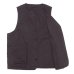 画像3: *A VONTADE（アボンタージ）Utility Vest（ユーティリティベスト）"Cotton Hemp Duck" / INK（インク） (3)