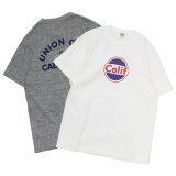 BARNS OUTFITTERS (バーンズアウトフィッターズ) "STANDARD" TSURI-AMI Crew Print T-Shirt (吊り編みクループリントTシャツ) / White（ホワイト）・Grey (グレー)