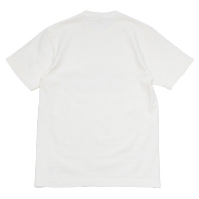 画像3: BARNS OUTFITTERS (バーンズアウトフィッターズ) "STANDARD" TSURI-AMI Crew Print T-Shirt (吊り編みクループリントTシャツ) / White（ホワイト）・Grey (グレー)