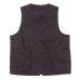 画像1: *A VONTADE（アボンタージ）Utility Vest（ユーティリティベスト）"Cotton Hemp Duck" / INK（インク） (1)