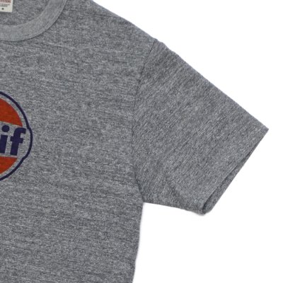 画像7: BARNS OUTFITTERS (バーンズアウトフィッターズ) "STANDARD" TSURI-AMI Crew Print T-Shirt (吊り編みクループリントTシャツ) / White（ホワイト）・Grey (グレー)