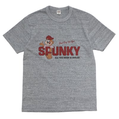 画像4: BARNS OUTFITTERS (バーンズアウトフィッターズ) "STANDARD" TSURI-AMI Crew Print T-Shirt (吊り編みクループリントTシャツ) / White（ホワイト）・Grey (グレー)