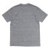 画像5: BARNS OUTFITTERS (バーンズアウトフィッターズ) "STANDARD" TSURI-AMI Crew Print T-Shirt (吊り編みクループリントTシャツ) / White（ホワイト）・Grey (グレー) (5)