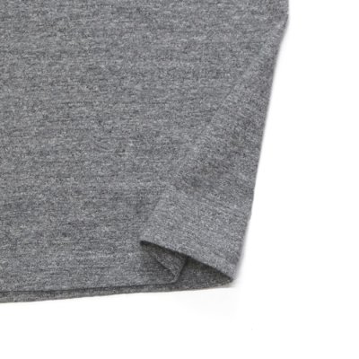 画像8: BARNS OUTFITTERS (バーンズアウトフィッターズ) "STANDARD" TSURI-AMI Crew Print T-Shirt (吊り編みクループリントTシャツ) / White（ホワイト）・Grey (グレー)