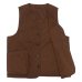 画像3: *A VONTADE（アボンタージ）Utility Vest（ユーティリティベスト）"Cotton Hemp Duck" / Brown（ブラウン） (3)