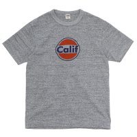 BARNS OUTFITTERS (バーンズアウトフィッターズ) "STANDARD" TSURI-AMI Crew Print T-Shirt (吊り編みクループリントTシャツ) / Grey（グレー）※Mサイズのみ