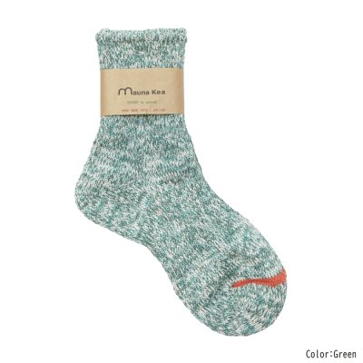 画像5: Mauna Kea（マウナケア）パステルリブオーガニックコットンソックス / 5Colors（全5色展開）※3足までメール便発送可