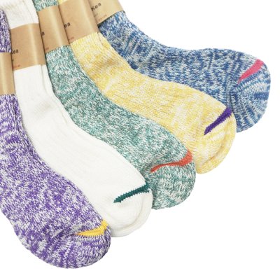 画像2: Mauna Kea（マウナケア）パステルリブオーガニックコットンソックス / 5Colors（全5色展開）※3足までメール便発送可