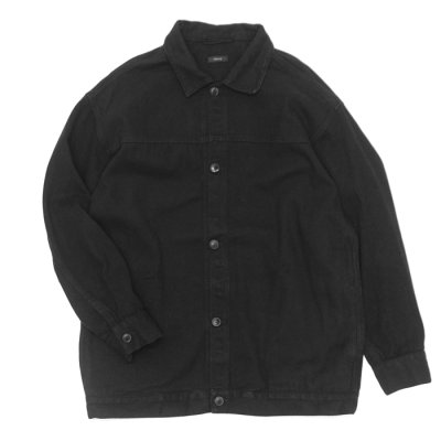 画像1: alvana（アルヴァナ）NATURAL TWILL SHORT JACKET（ナチュラルツイルショートジャケット）/ INK Black（インクブラック）