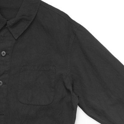 画像4: KAPTAIN SUNSHINE（キャプテンサンシャイン）Gaba.Work Shirt Jacket（ギャバワークシャツジャケット）/ Black（ブラック）