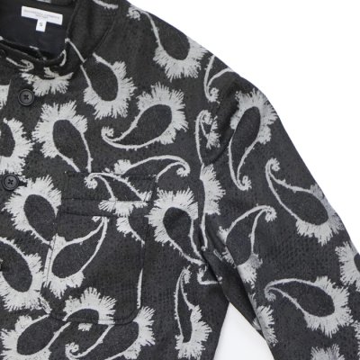 画像5: ENGINEERED GARMENTS（エンジニアードガーメンツ）AN Jacket（ANジャケット）"CP Paisley Jacquard" / Black（ブラック）