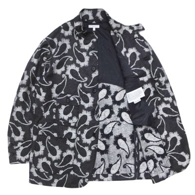 画像3: ENGINEERED GARMENTS（エンジニアードガーメンツ）AN Jacket（ANジャケット）"CP Paisley Jacquard" / Black（ブラック）