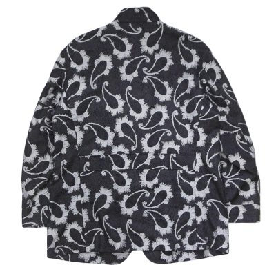 画像2: ENGINEERED GARMENTS（エンジニアードガーメンツ）AN Jacket（ANジャケット）"CP Paisley Jacquard" / Black（ブラック）