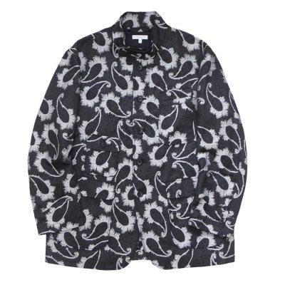 画像1: ENGINEERED GARMENTS（エンジニアードガーメンツ）AN Jacket（ANジャケット）"CP Paisley Jacquard" / Black（ブラック）